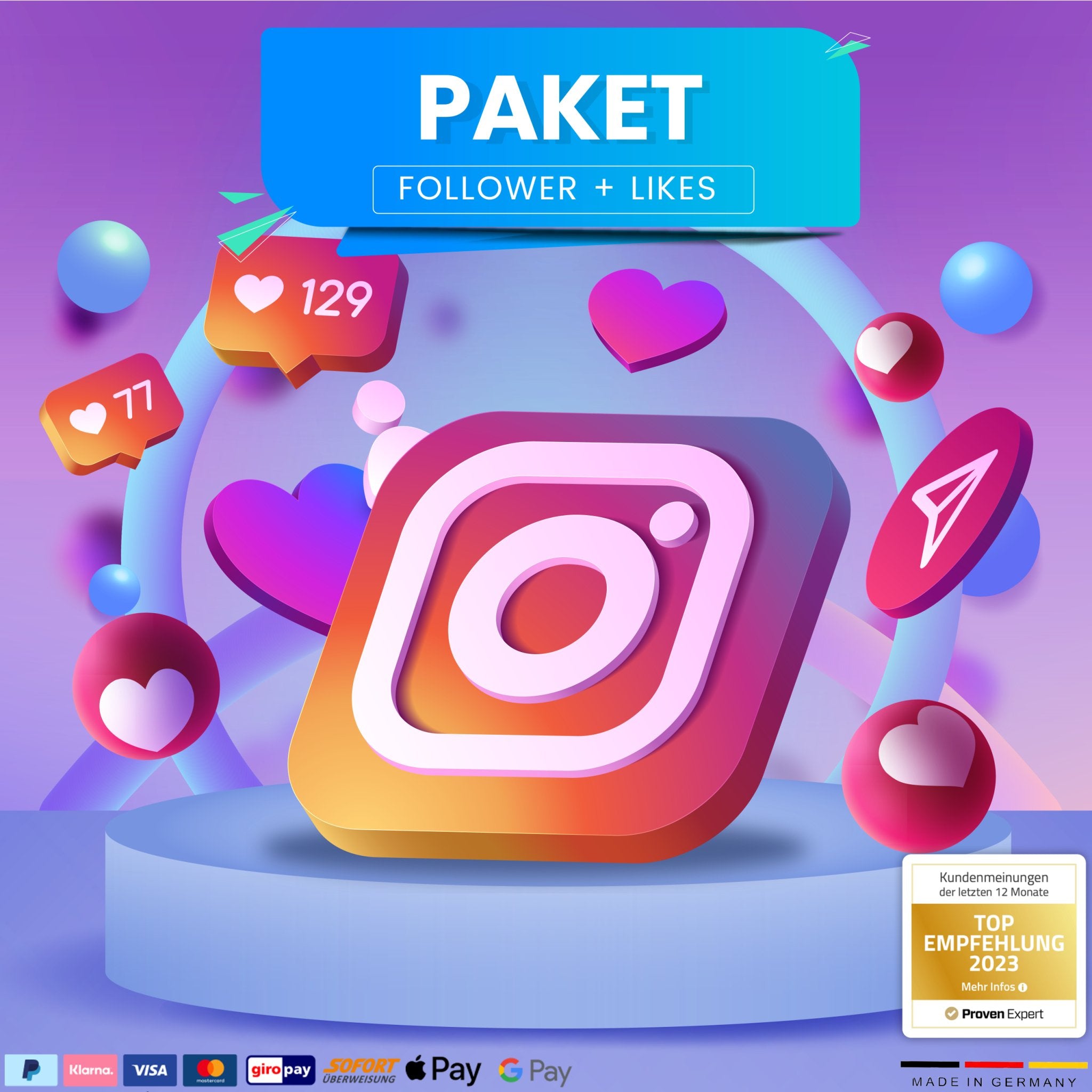 Instagram Pakete - Follower Hunter